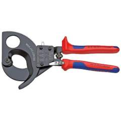 Knipex 95 31 280. Cable cutter (ratchet principle), painted black, 280 mm