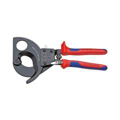 Knipex 95 31 280. Kabelschneider (Ratschenprinzip), schwarz lackiert, 280 mm