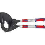 Knipex 95 32 100. Cable cutter (ratchet principle) with telescopic legs, 680 mm