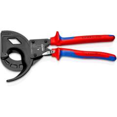 Knipex 95 32 320. Cable cutter (ratchet principle, three-speed), black atramentized, 320 mm