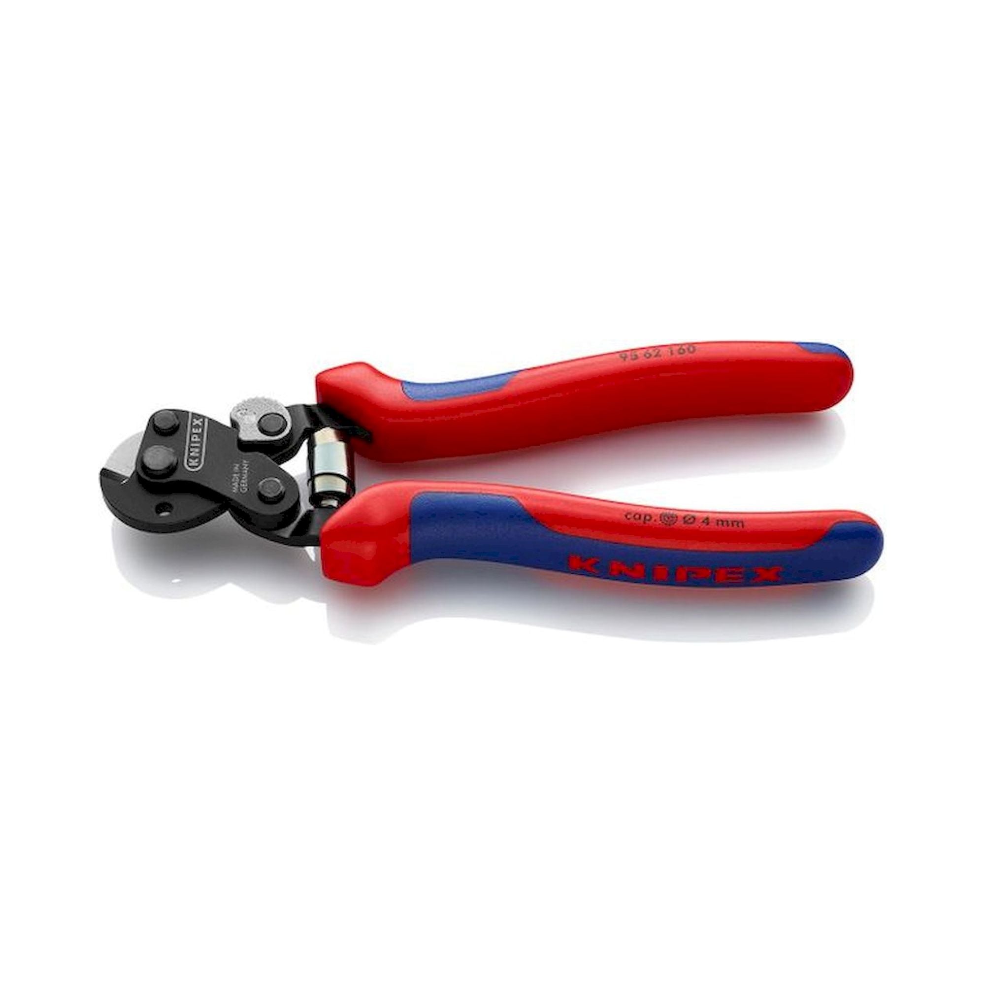 Knipex 95 62 160. wire  rope cutter, also for high-strength wire  ropes, burnished, 160 mm