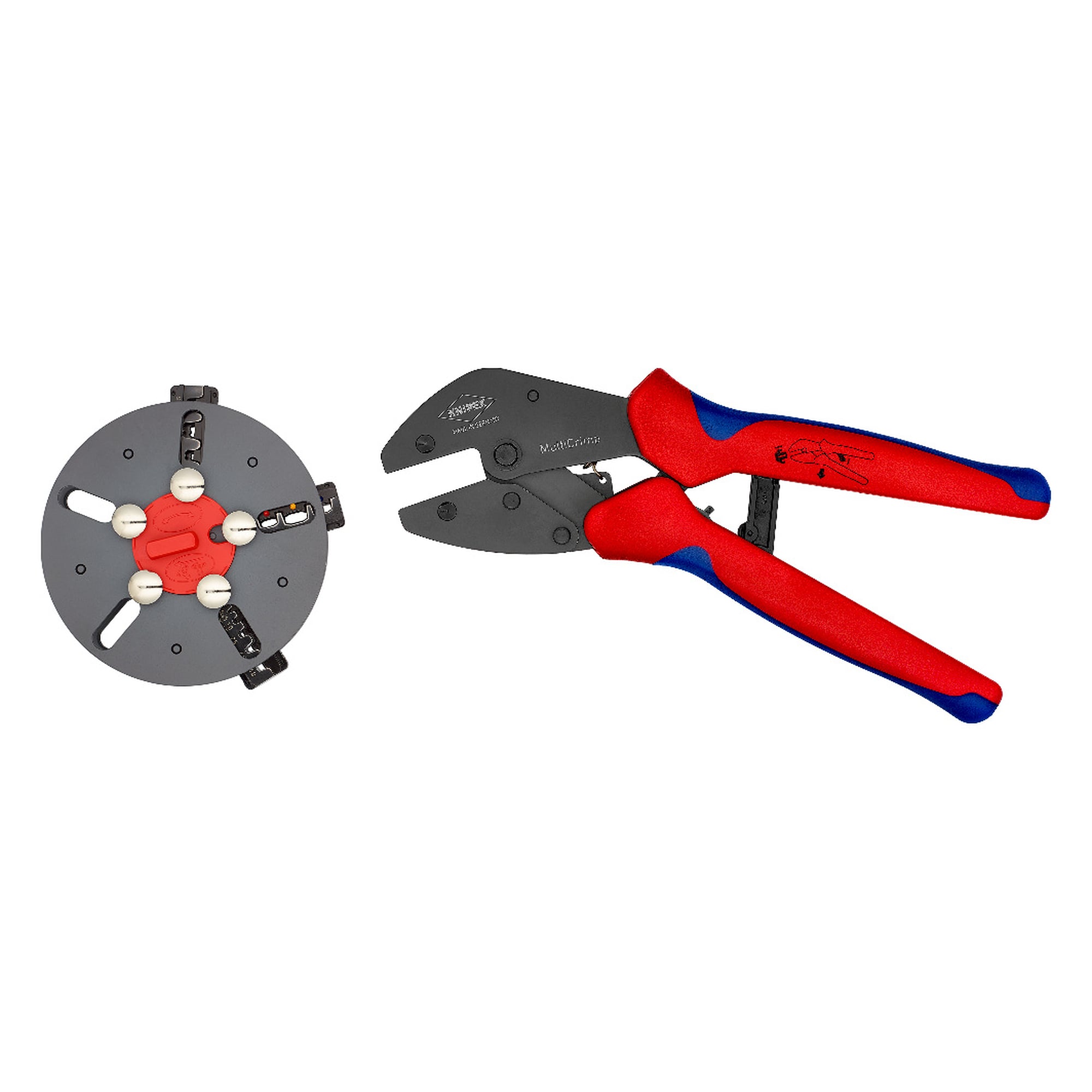 MultiCrimp crimping pliers with changer magazine, 0.25 to 6.0 mm², 250 mm