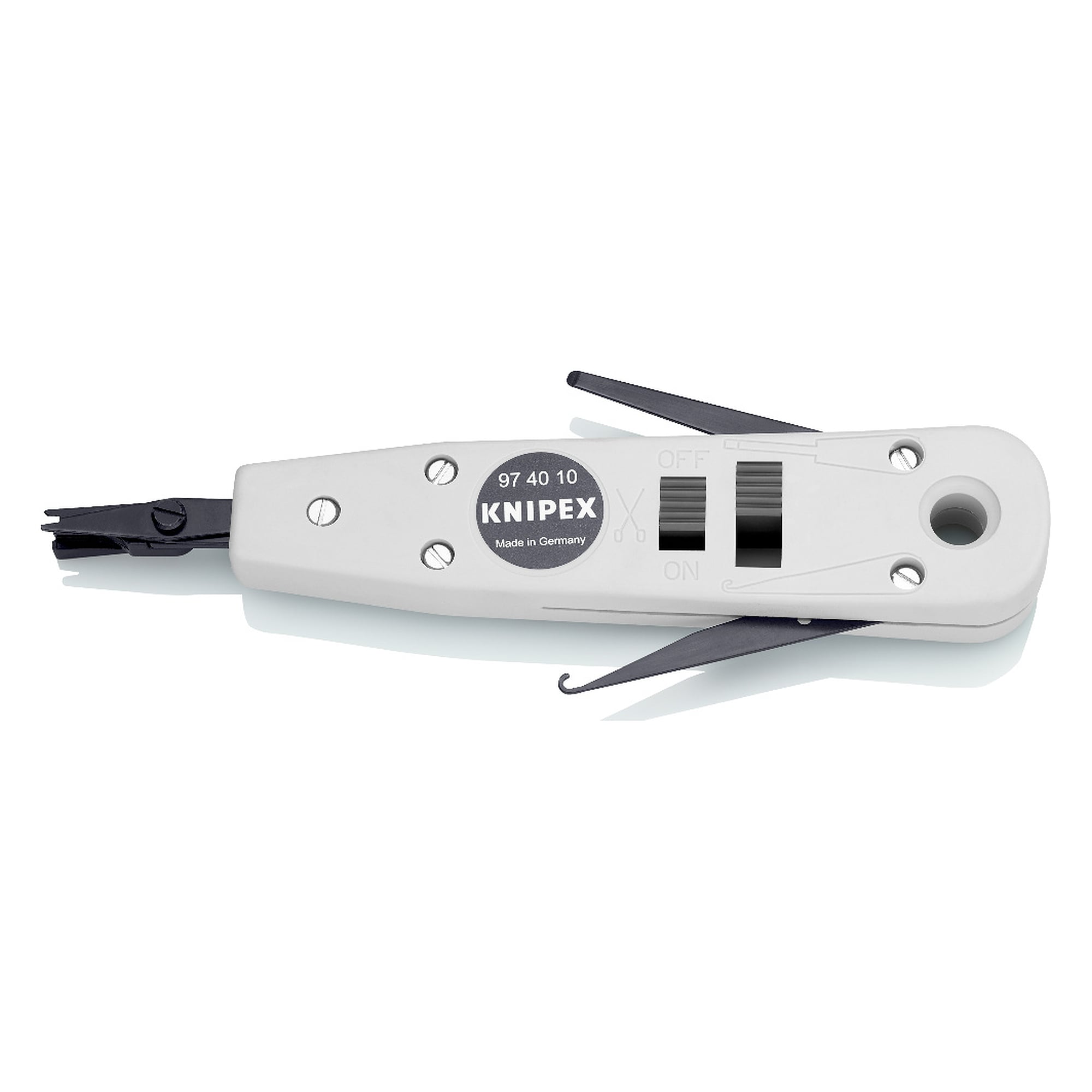 Insertion tool for LSA-Plus and identical designs, conductor Ø 0.4 to 0.8 mm, 175 mm