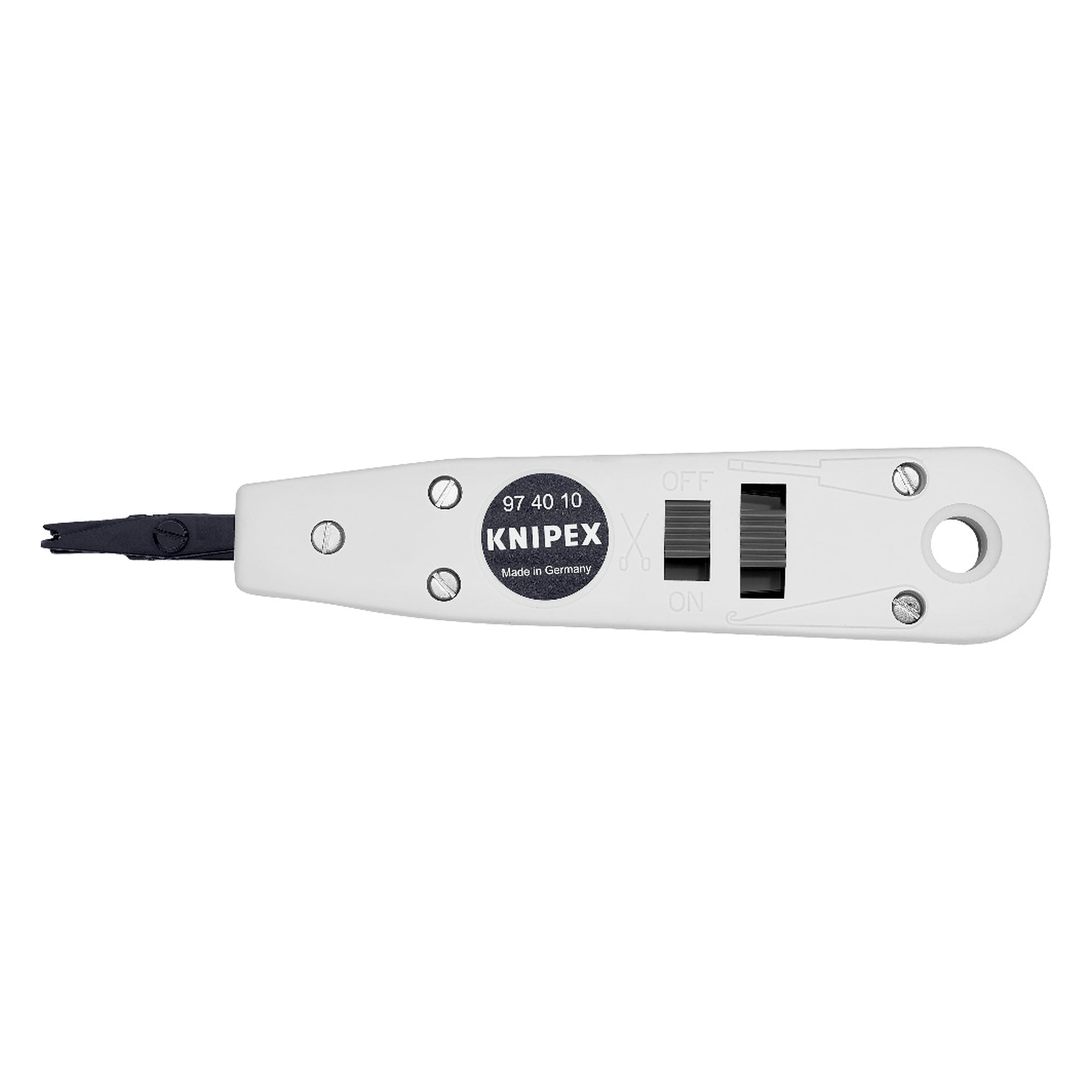 Insertion tool for LSA-Plus and identical designs, conductor Ø 0.4 to 0.8 mm, 175 mm