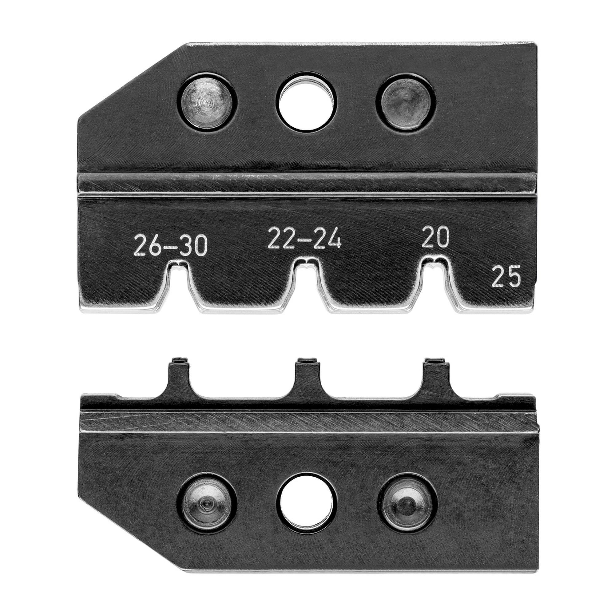 Matrice de sertissage pour connecteurs Molex Micro-Fit 3.0, AWG 30 à 20, 50 x 12 mm