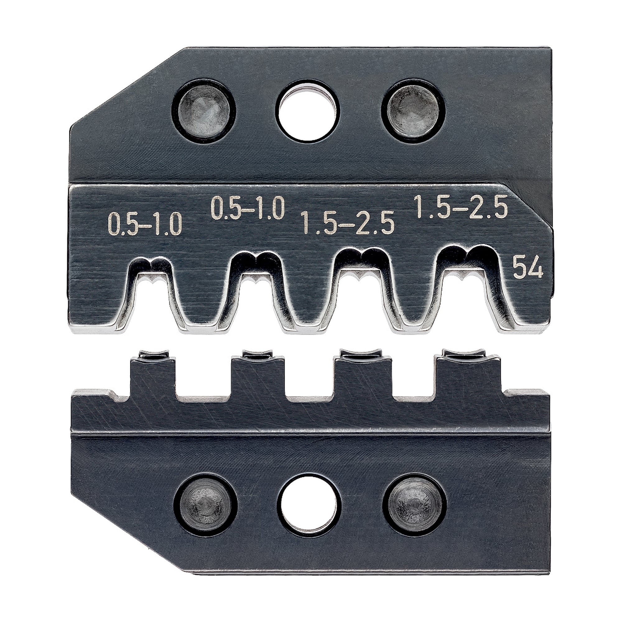 Matrice de sertissage pour Junior Power Timer sans système d'étanchéité, 0,5 à 2,5 mm², quatre logements