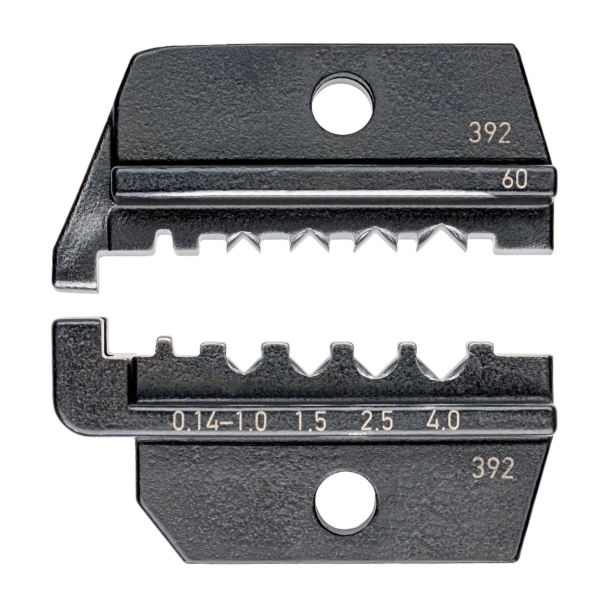 Crimpeinsatz für gedrehte Kontakte Harting und HTS, 0,14 bis 4 mm², 4 Nester