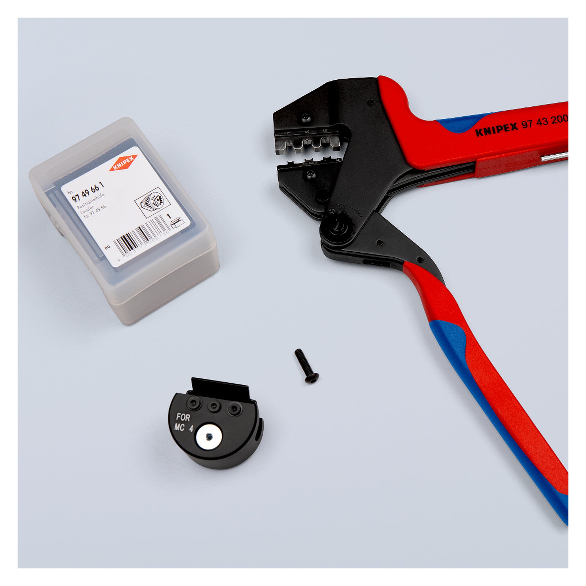 Kontaktaufnahme für Crimp-Systemzange, PV-Steckverbinder MC4, für 97 43 66 und 97 49 66