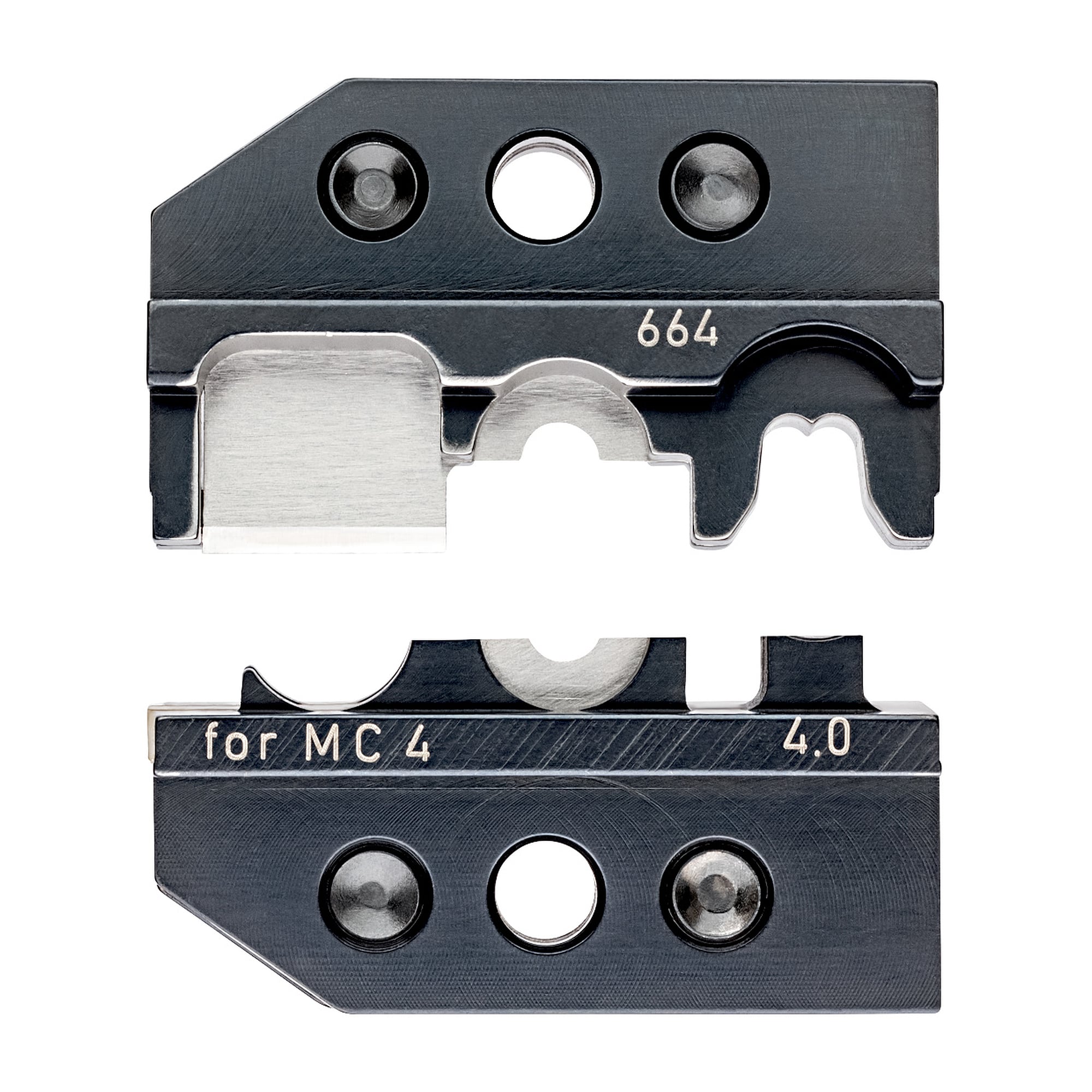 Crimping die for MC4 and MC4 Evo 2 PV connectors, cut, strip and crimp, 4 mm²