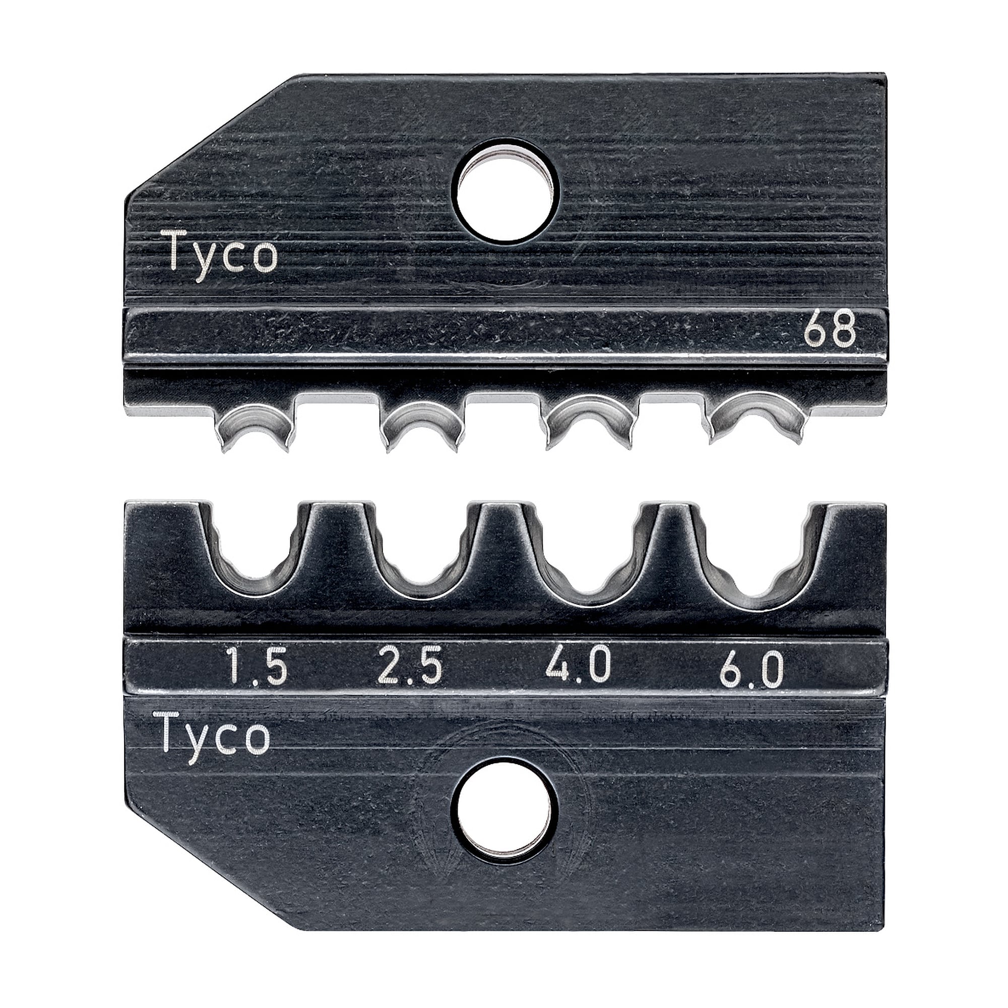 Die set for Solarlok HVT-C from Tyco Electronics, 1.5 to 6 mm², 4 nests