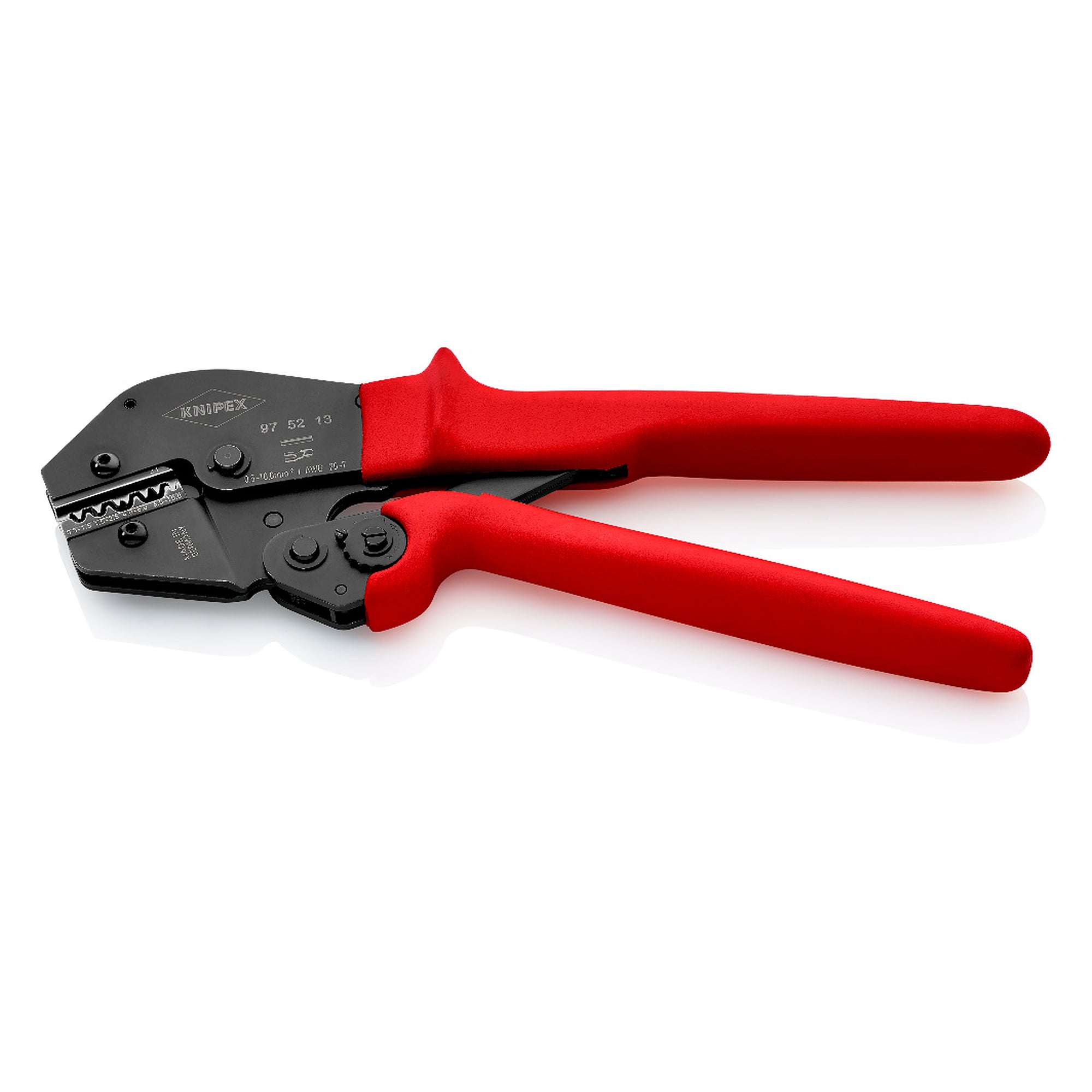 Crimpzange für unisolierte Kabelschuhe und Verbinder, 0,5 bis 10 mm², 250 mm