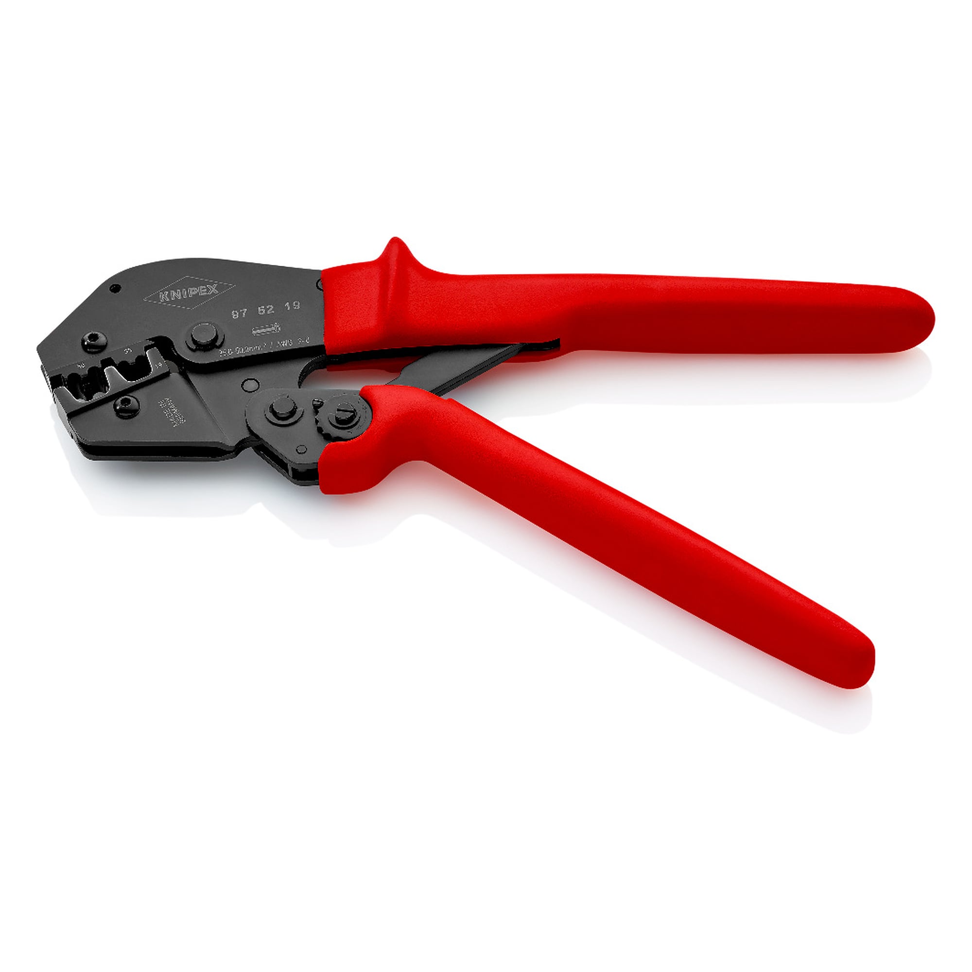Pince à sertir pour embouts de câble isolés et non isolés 35 et 50 mm², 250 mm