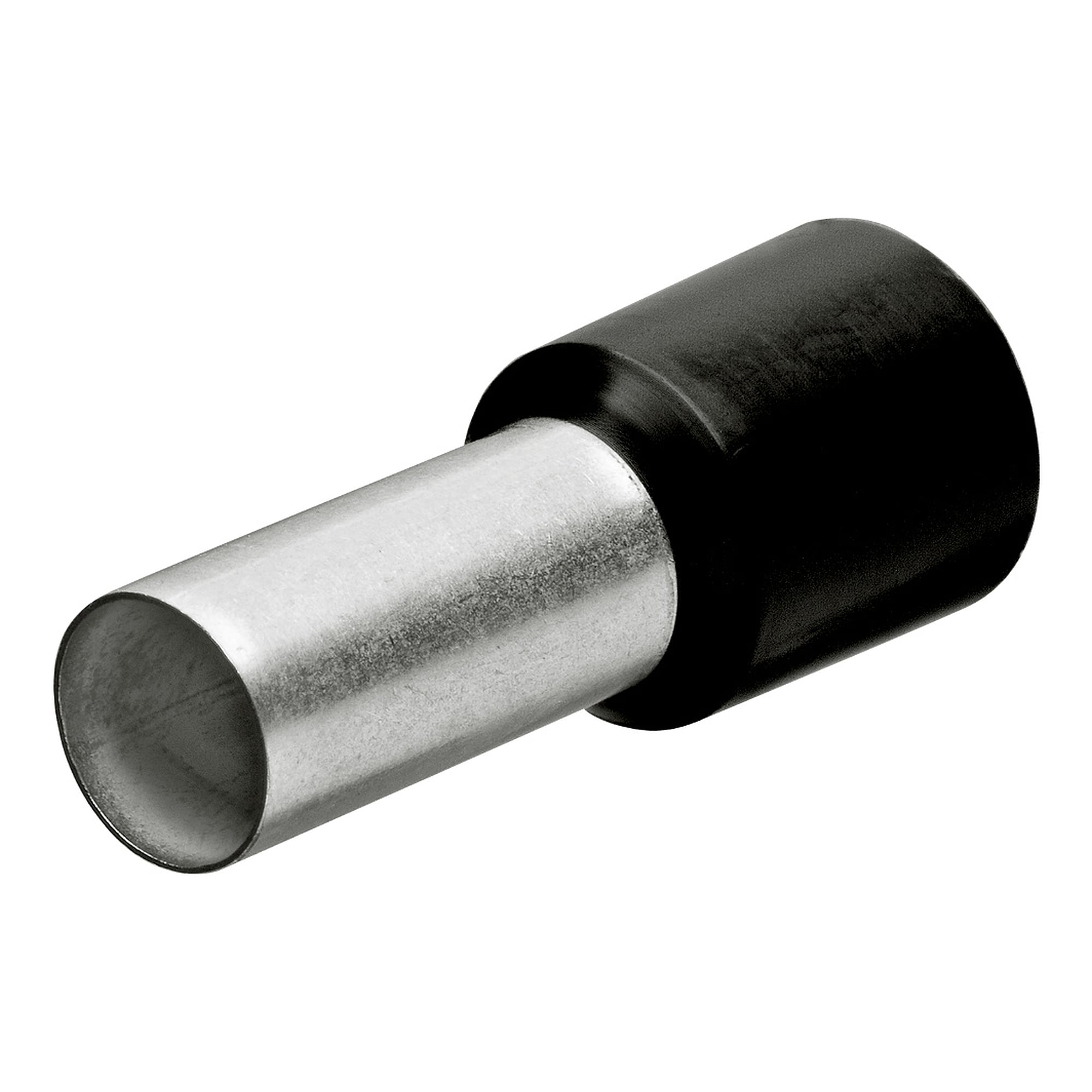 Aderendhülsen mit Kunststoffkragen 1,5 mm², verzinnt, schwarz, 200 Stück