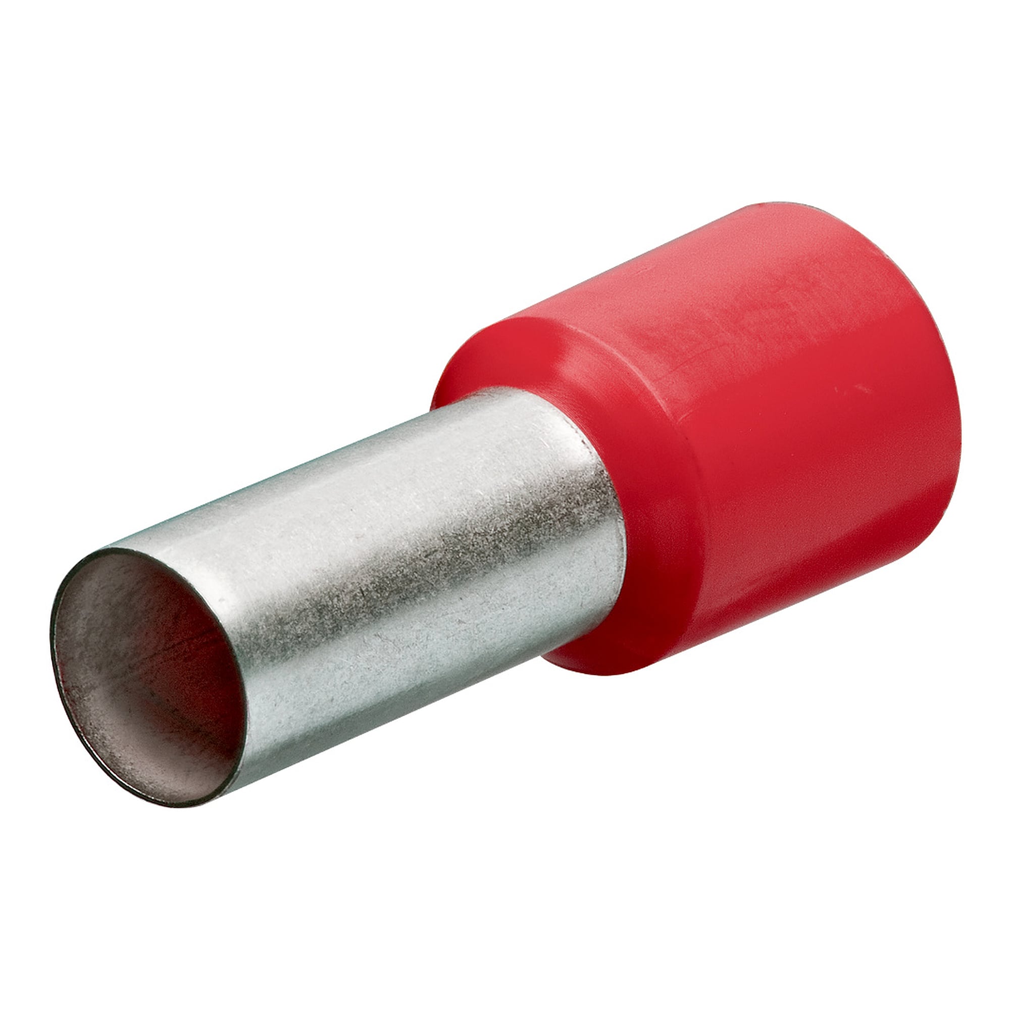 Embouts de câble avec col en plastique 10 mm², rouge, sertissage 12 mm, 100 pièces