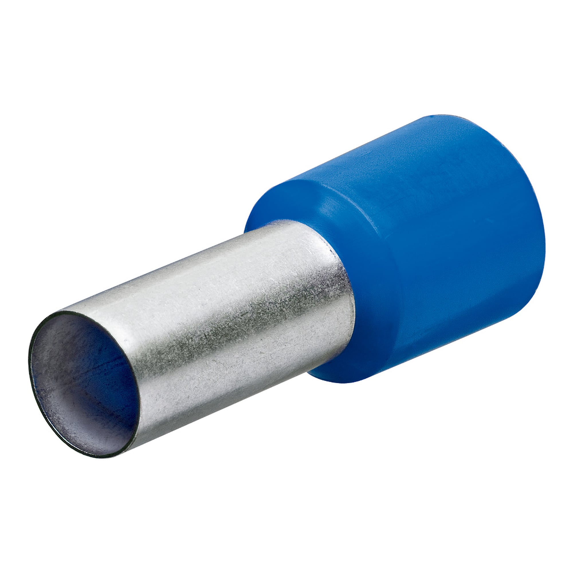 Embouts de câble avec col en plastique 16 mm², bleu, sertissage 12 mm, 100 pièces