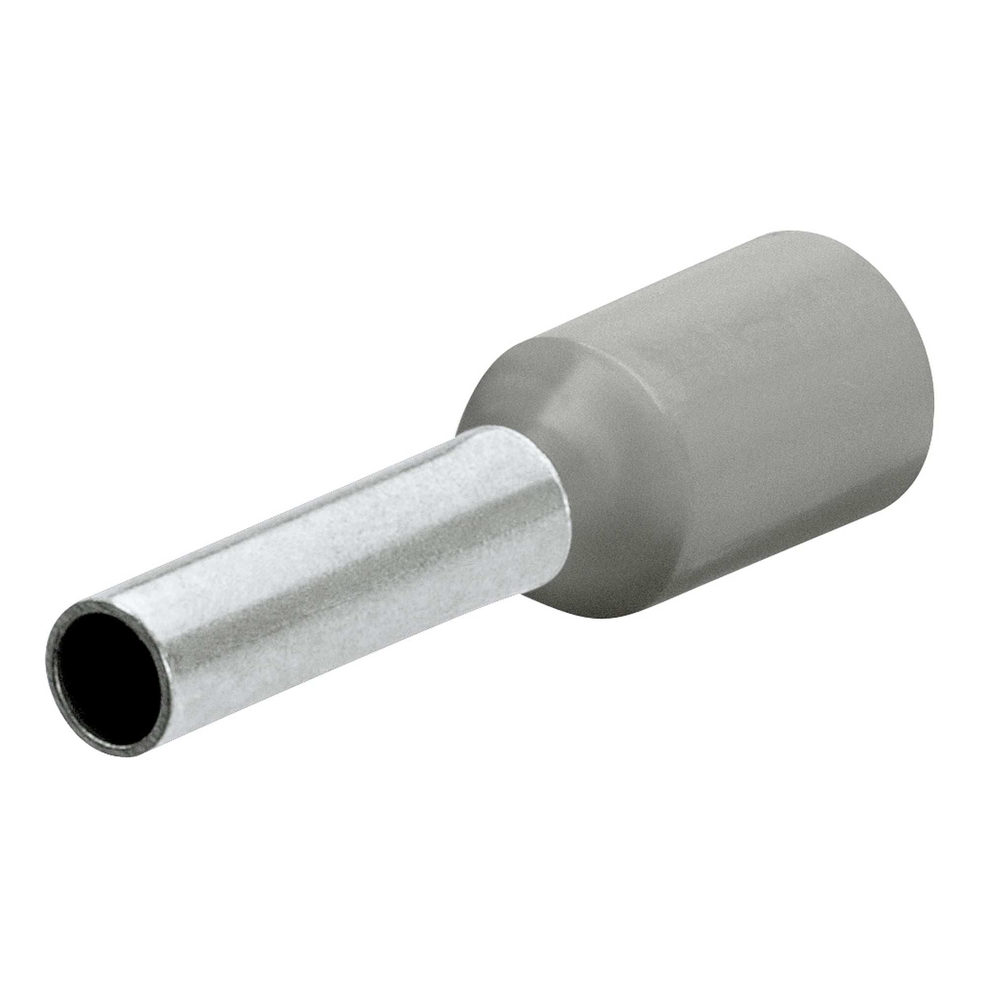 Embouts de câble avec col en plastique 0,75 mm², gris, sertissage 10 mm, 200 pièces