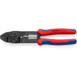 Knipex 97 21 215 B. Crimping pliers, painted black, 230 mm