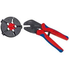 KNIPEX 97 33 01. MultiCrimp crimping pliers, with exchangeable magazine, burnished, 250 mm