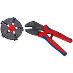 Knipex 97 33 02. MultiCrimp, crimping pliers with changeable magazine, incl. 5 crimping dies, 250 mm