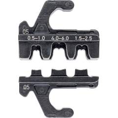 Knipex 97 39 05. Crimping die for uninsulated, open connectors (4.8 + 6.3 mm connector width)