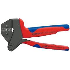 Knipex 97 43 05. Crimping system pliers for exchangeable crimping dies, black oxide finish, 200 mm