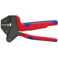Knipex 97 43 06. Crimping system pliers for exchangeable crimping dies, black oxide finish, 200 mm