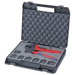 Knipex 97 43 200. Crimping system pliers, for exchangeable crimping dies, black oxide finish, 200 mm