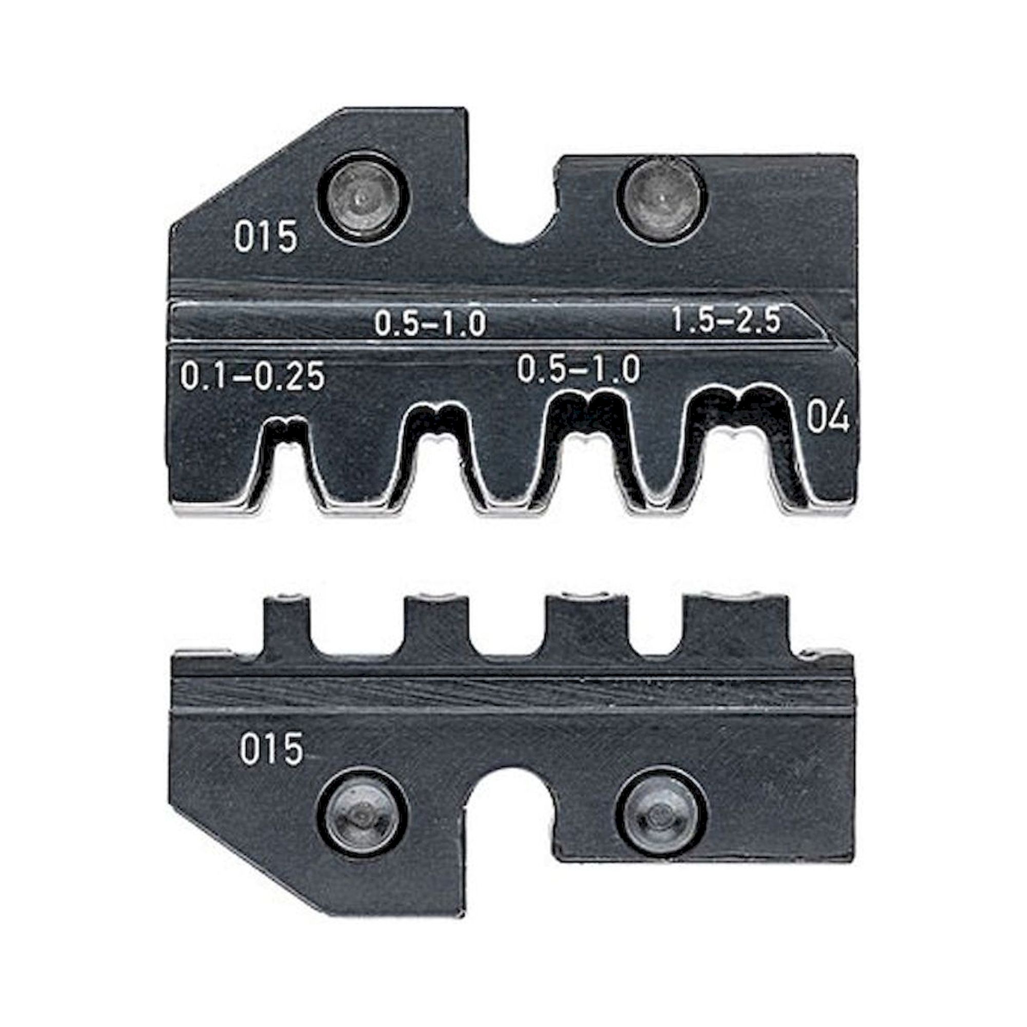 Knipex 97 49 04. Crimpeinsatz für unisolierte, offene Steckverbinder 2,8 + 4,8 mm