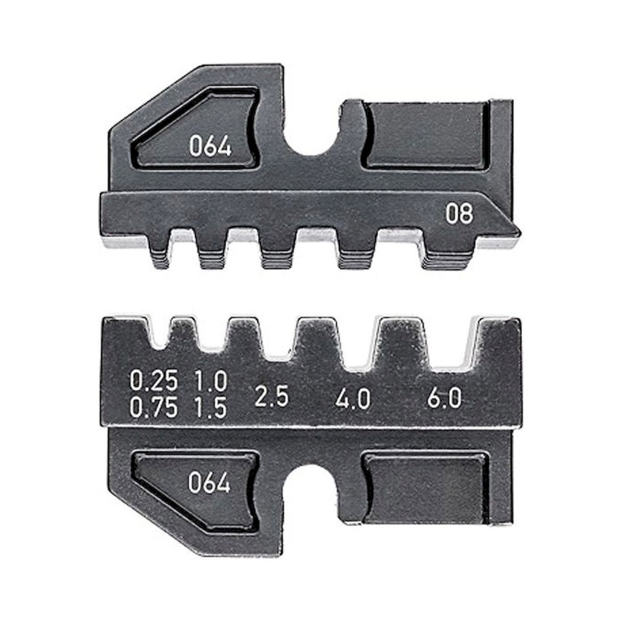Knipex 97 49 08. Crimp insert, for insulated + uninsulated wire  end ferrules