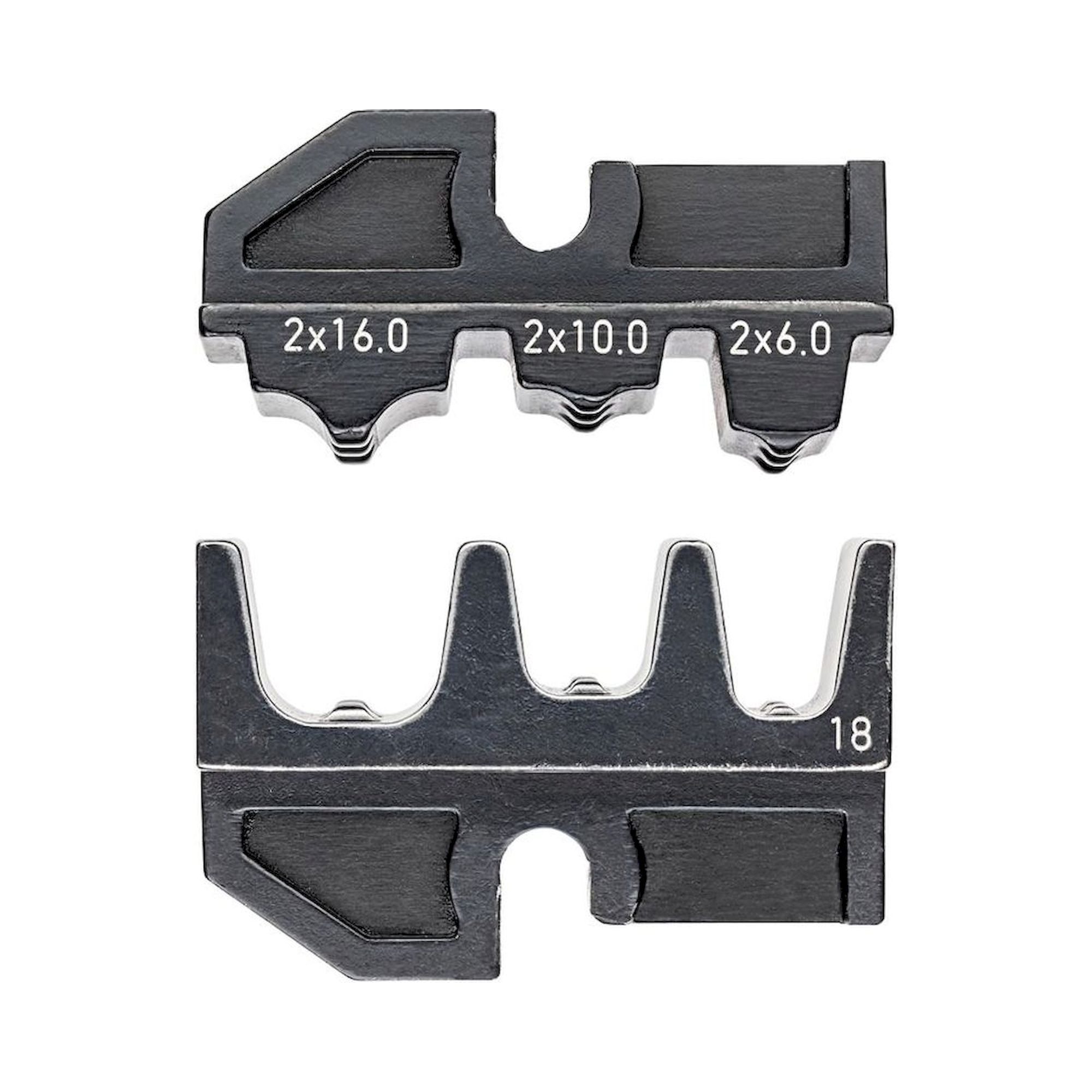 Knipex 97 49 18. Crimpeinsatz für Twin-Aderendhülsen