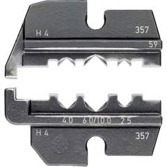 Knipex 97 49 59. Crimping insert for Helios H4 solar connectors (Amphenol)