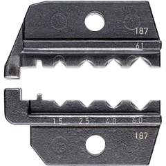 Knipex 97 49 61. Crimp die set for turned contacts (Harting)
