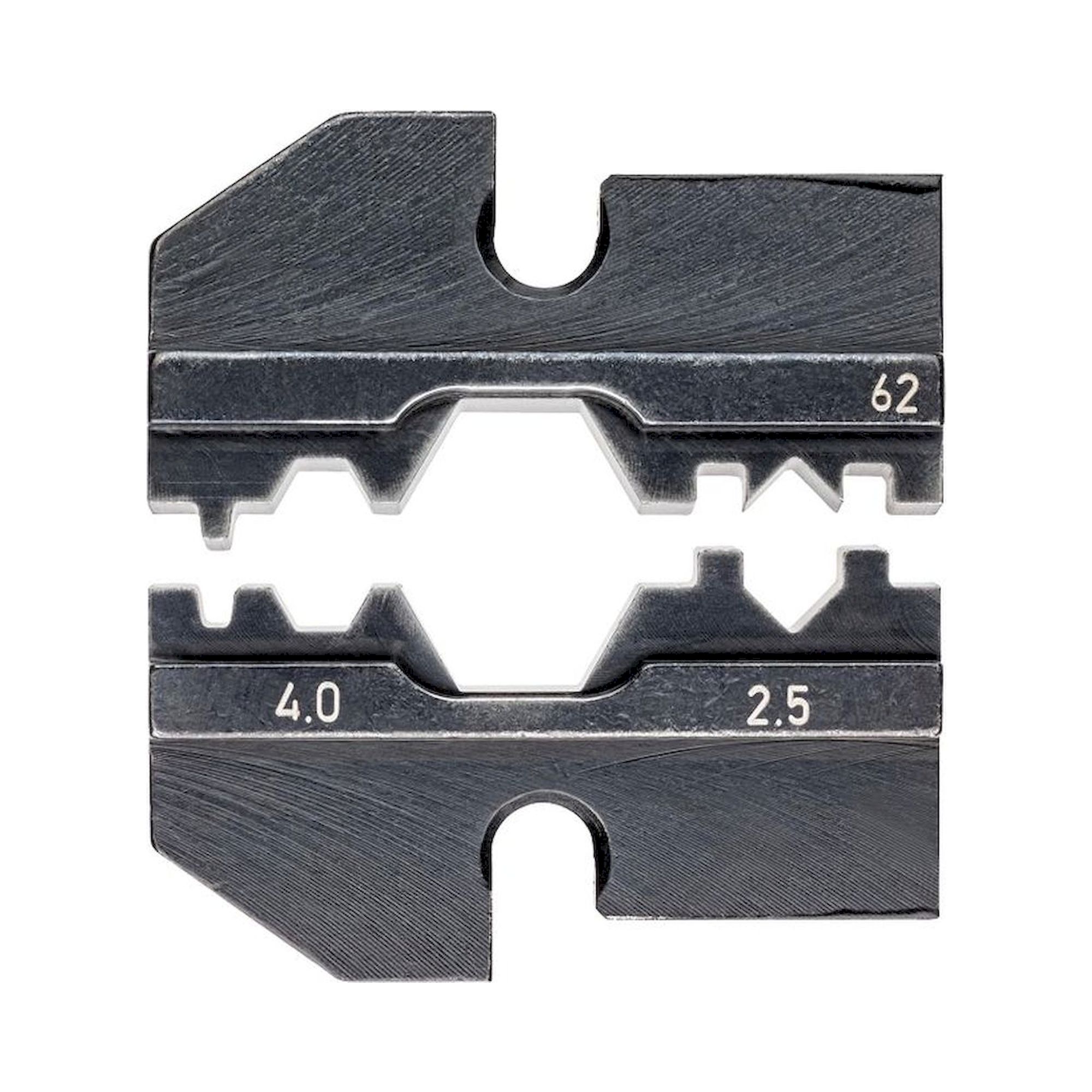 Knipex 97 49 62. Crimp insert for solar connectors (Huber + Suhner)