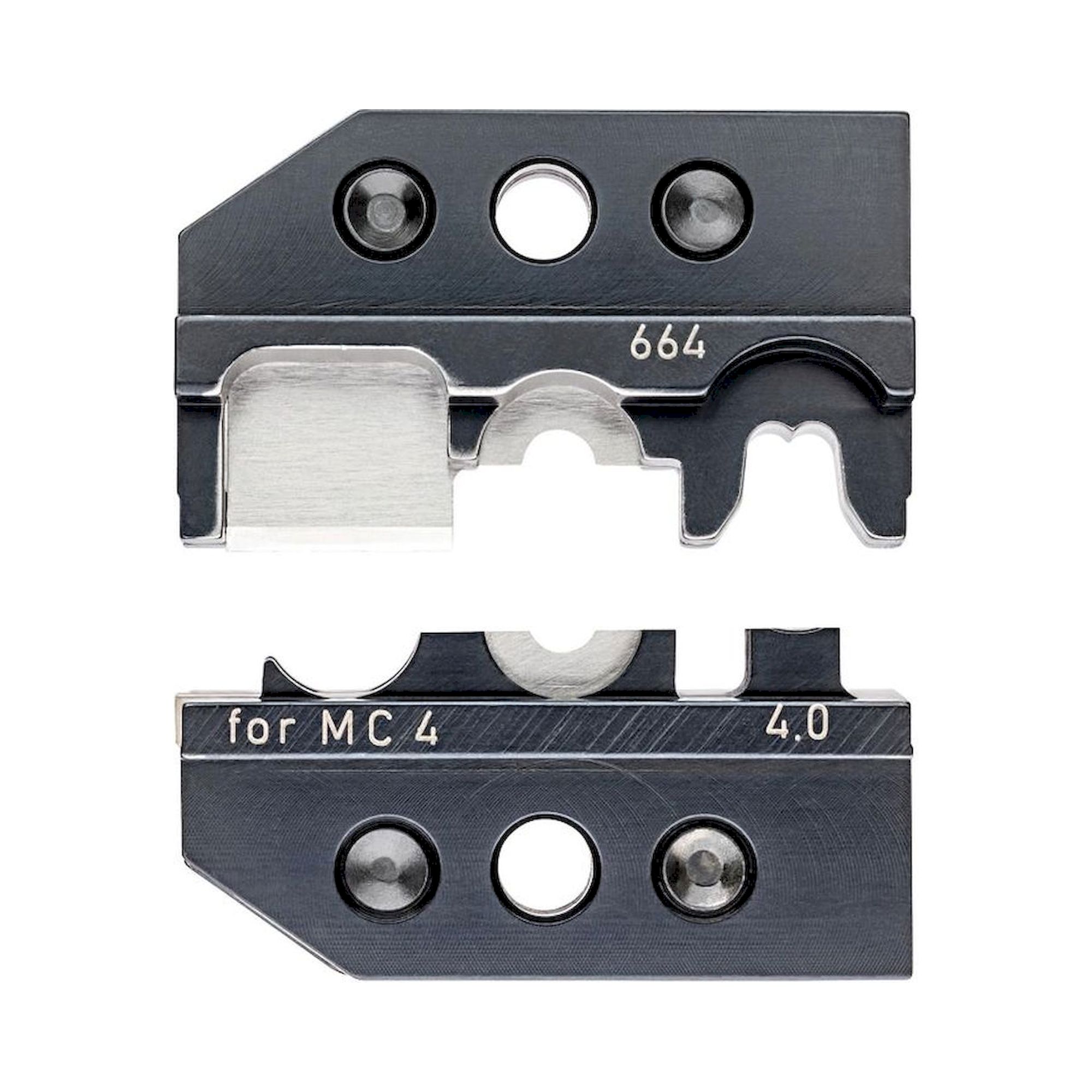 Knipex 97 49 66 4. Crimping die set for MC4 solar connectors (Multi-Contact) cut - strip - crimp