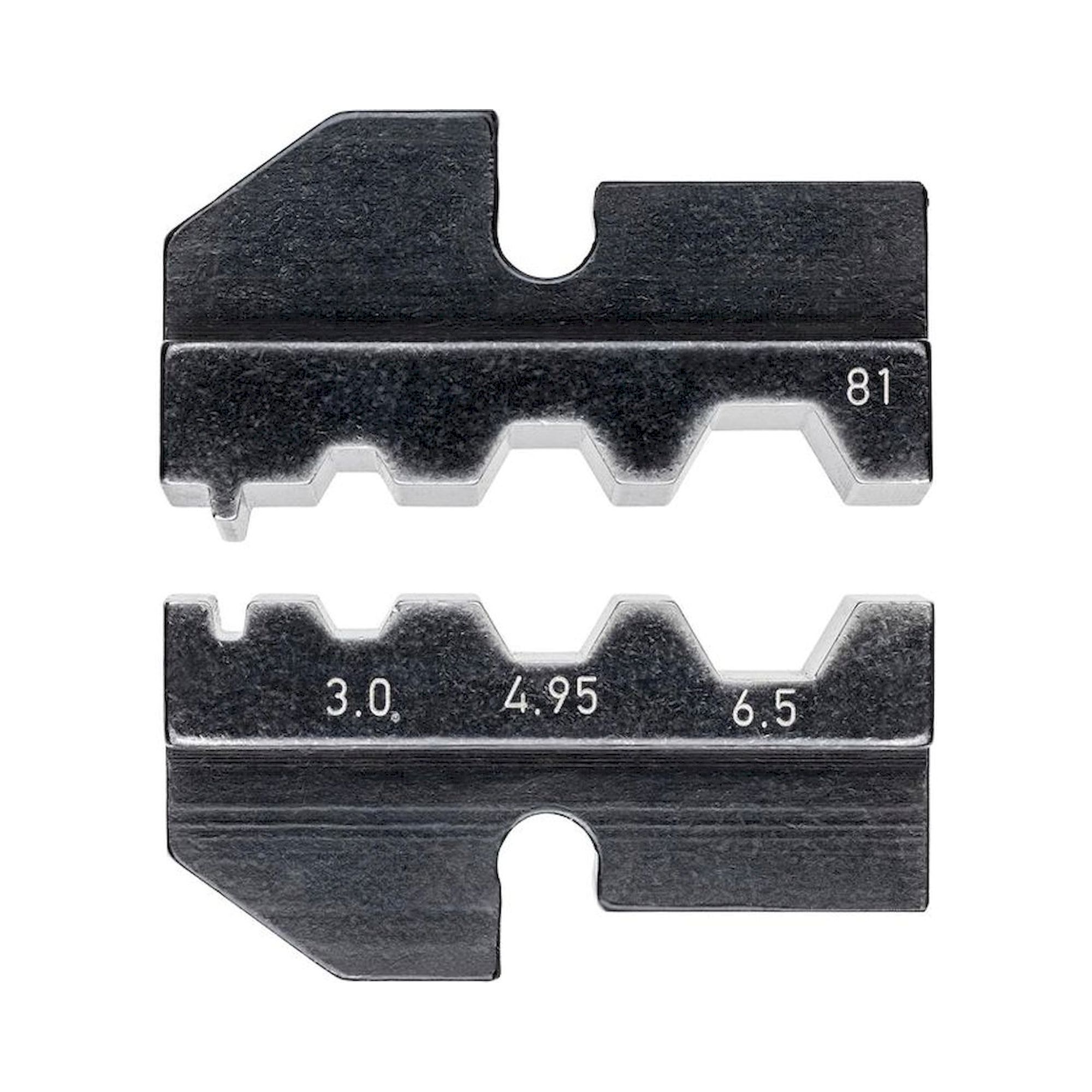 Knipex 97 49 81. Crimp insert for Harting connectors for fibre optic cables