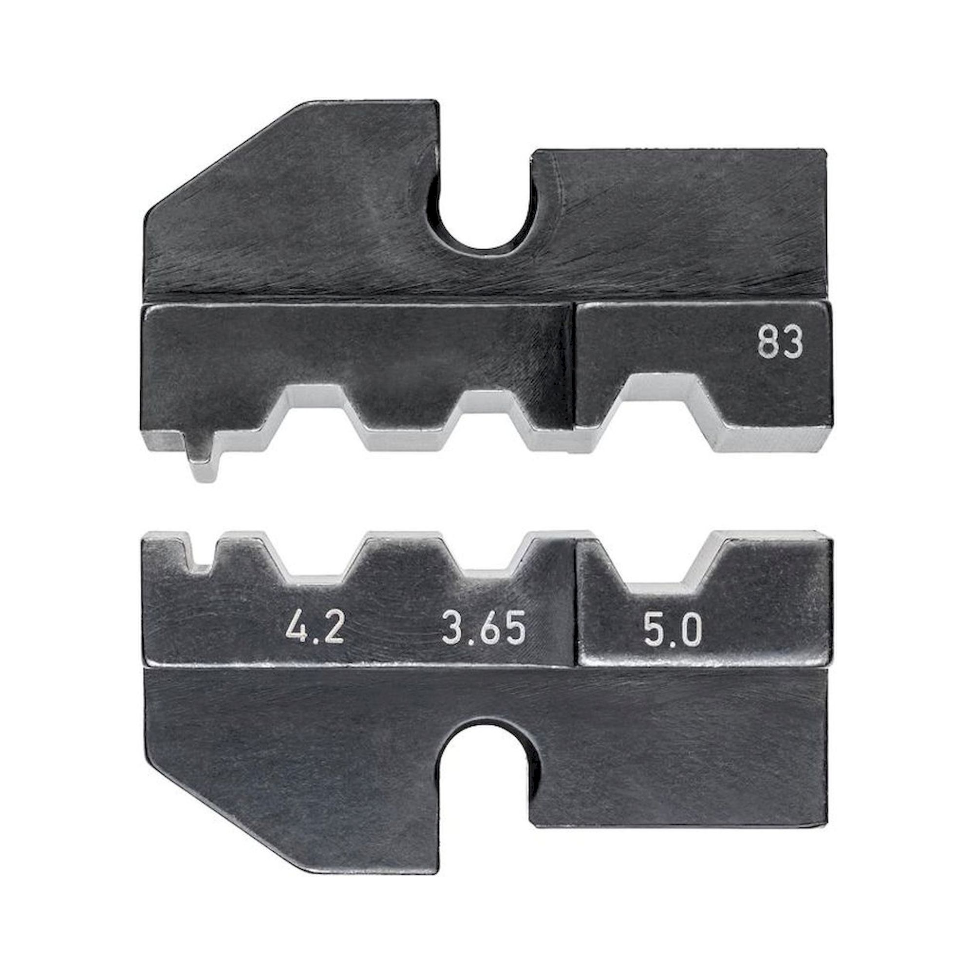 Knipex 97 49 83. Crimping die set for FSMA, ST, SC, STSC/K connectors
