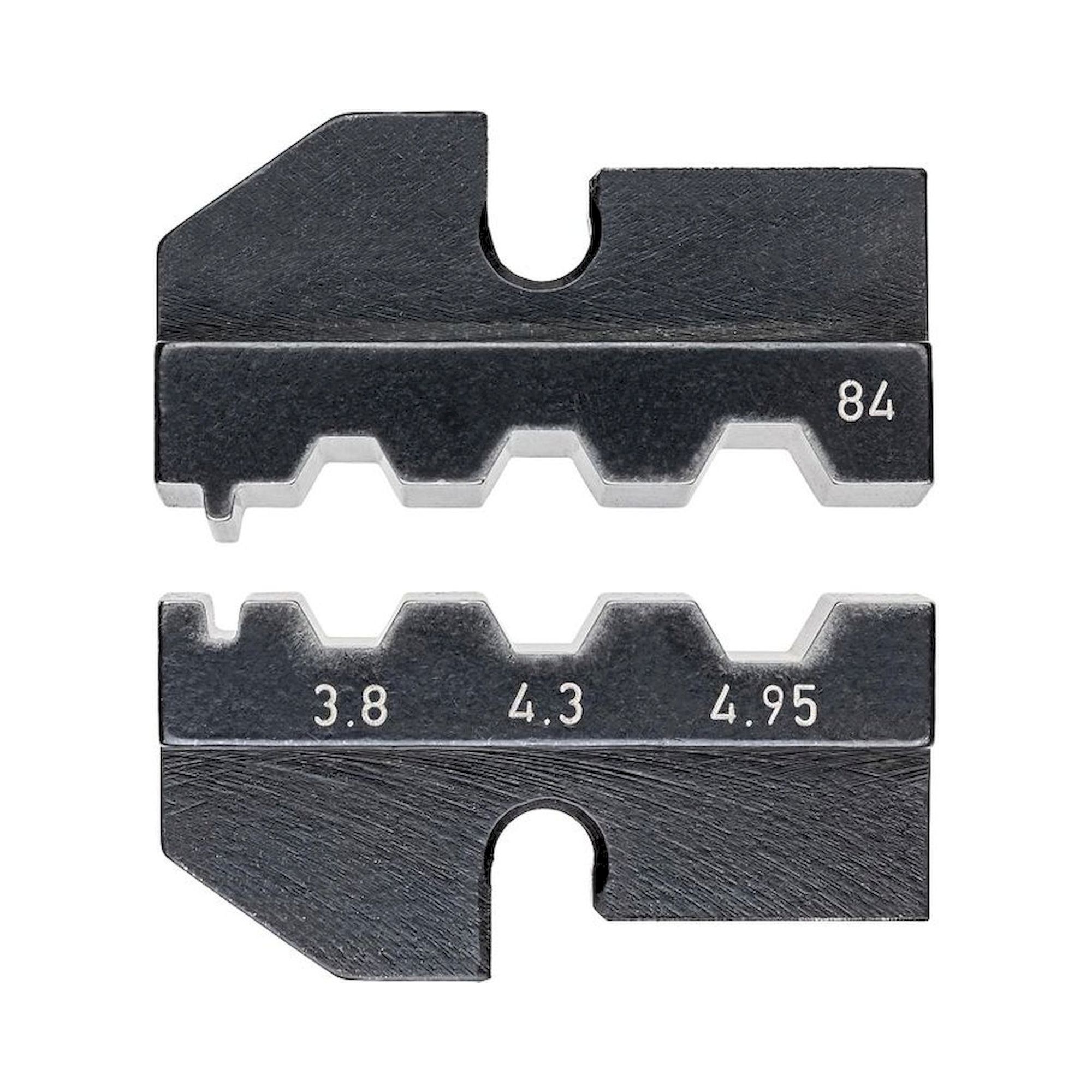Knipex 97 49 84. Crimp die set for Huber/Suhner connectors for optical fibers