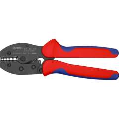 Knipex 97 52 30 SB. PreciForce crimping pliers, burnished, for non-insulated compression connectors, 220 mm, sales packaging