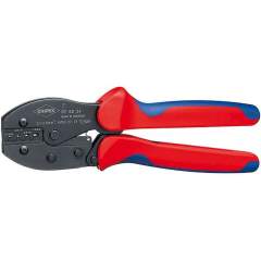 Knipex 97 52 34. PreciForce crimping pliers, black oxide finish, for uninsulated open connectors (2.8 + 4.8 mm), 220 mm