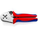 Knipex 97 52 65. Four-arbor crimping pliers for turned contacts, chrome-plated, 0.14 - 6 mm2, 230 mm
