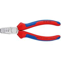 Knipex 97 62 145 A. Crimping pliers for wire  end ferrules, handles with multi-component sleeves, 0.25 - 2.5 mm2, 145 mm