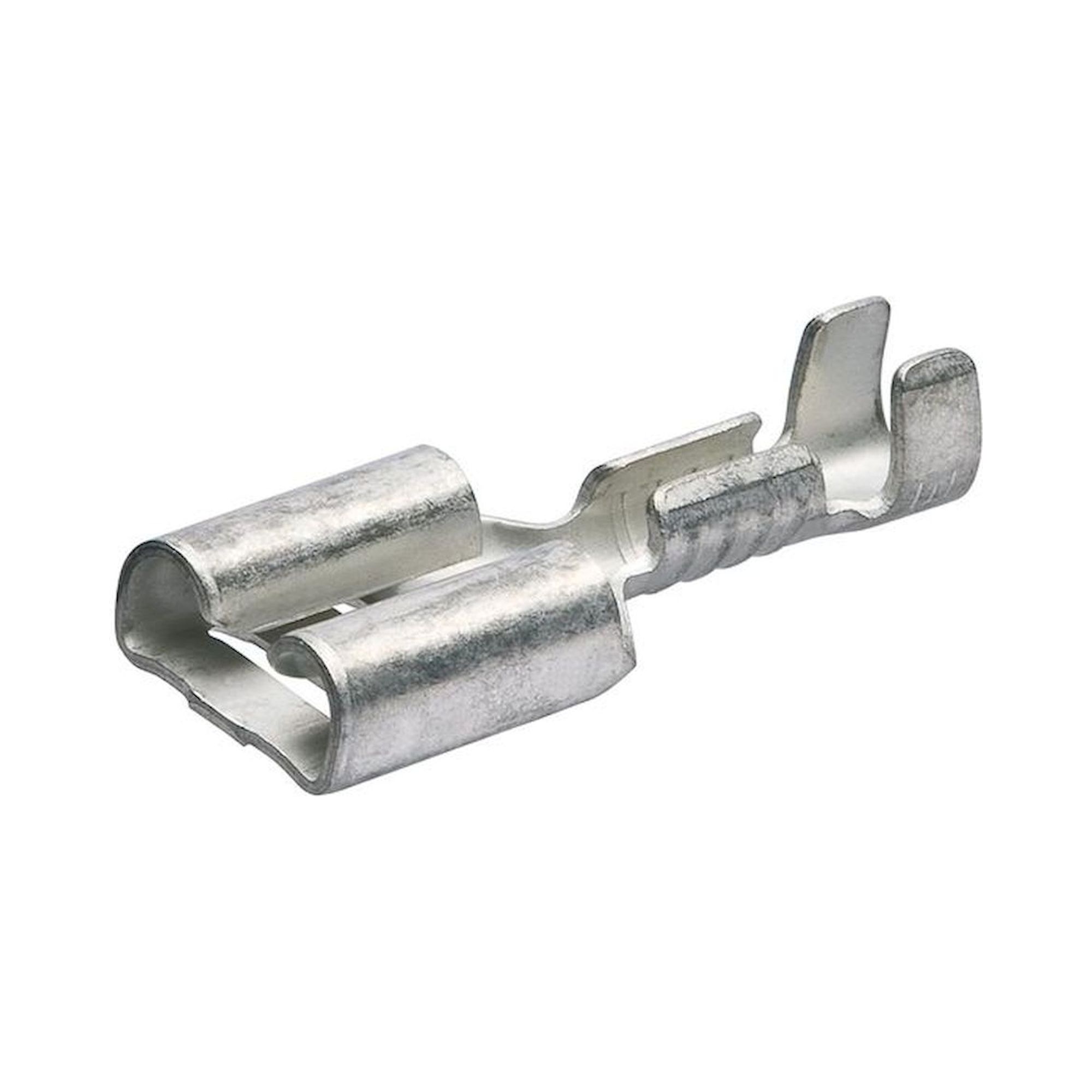 Knipex 97 99 070. Connector uninsulated, pure tin-plated, connector width 6.3 mm, cable 1.5 mm2, 100 pieces