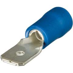 Knipex 97 99 111. Flat plug insulated, blue, plug width 6.3 mm, cable 1.5 - 2.5 mm2, 100 pieces