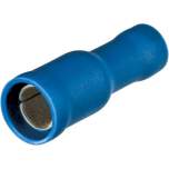 Knipex 97 99 131. Ro with socket insulated, blue, pure tin-plated, plug diameter 5 mm, 100 pieces