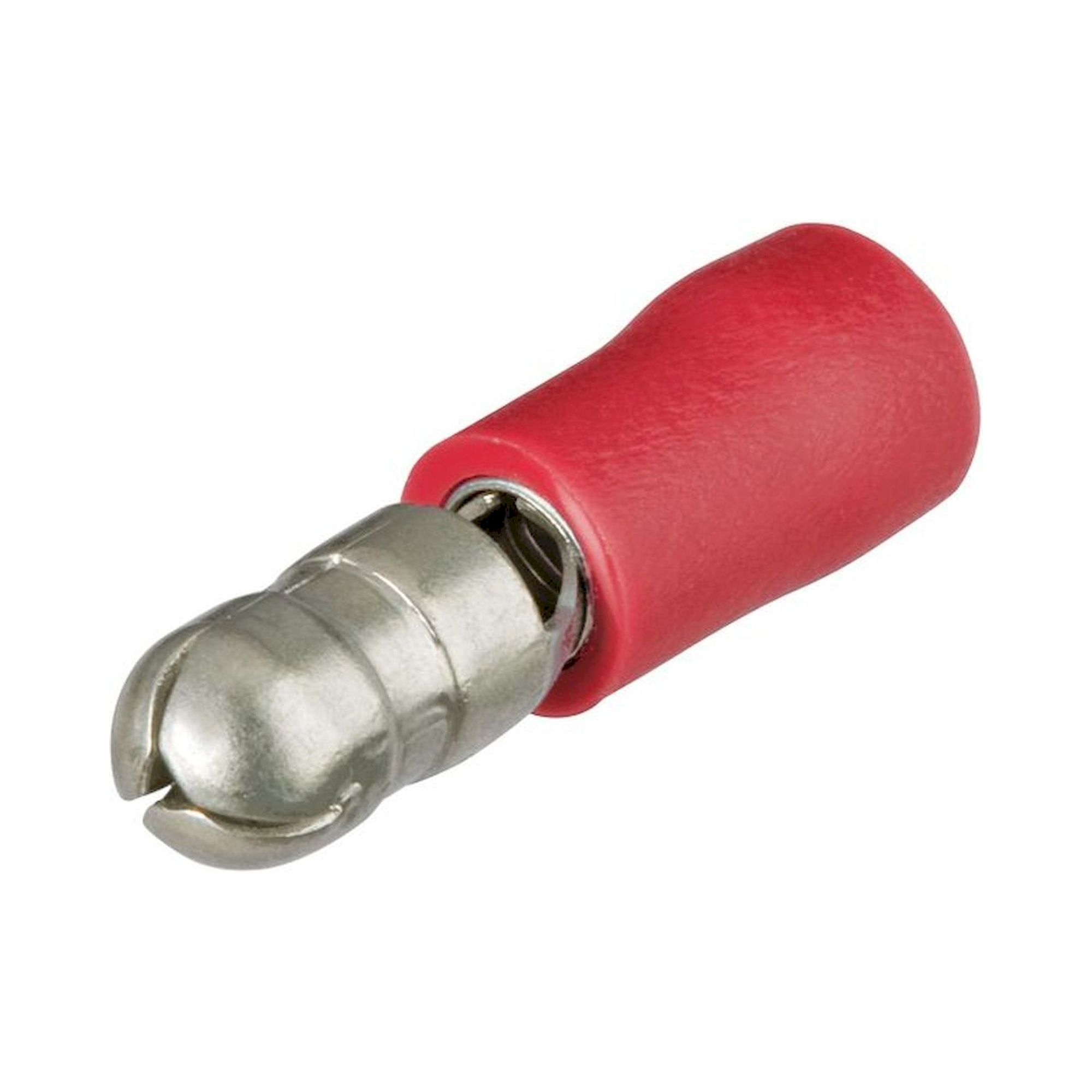 Knipex 97 99 150. Insulated ro with plug, red, pure tin-plated, plug diameter 4 mm, 100 pieces
