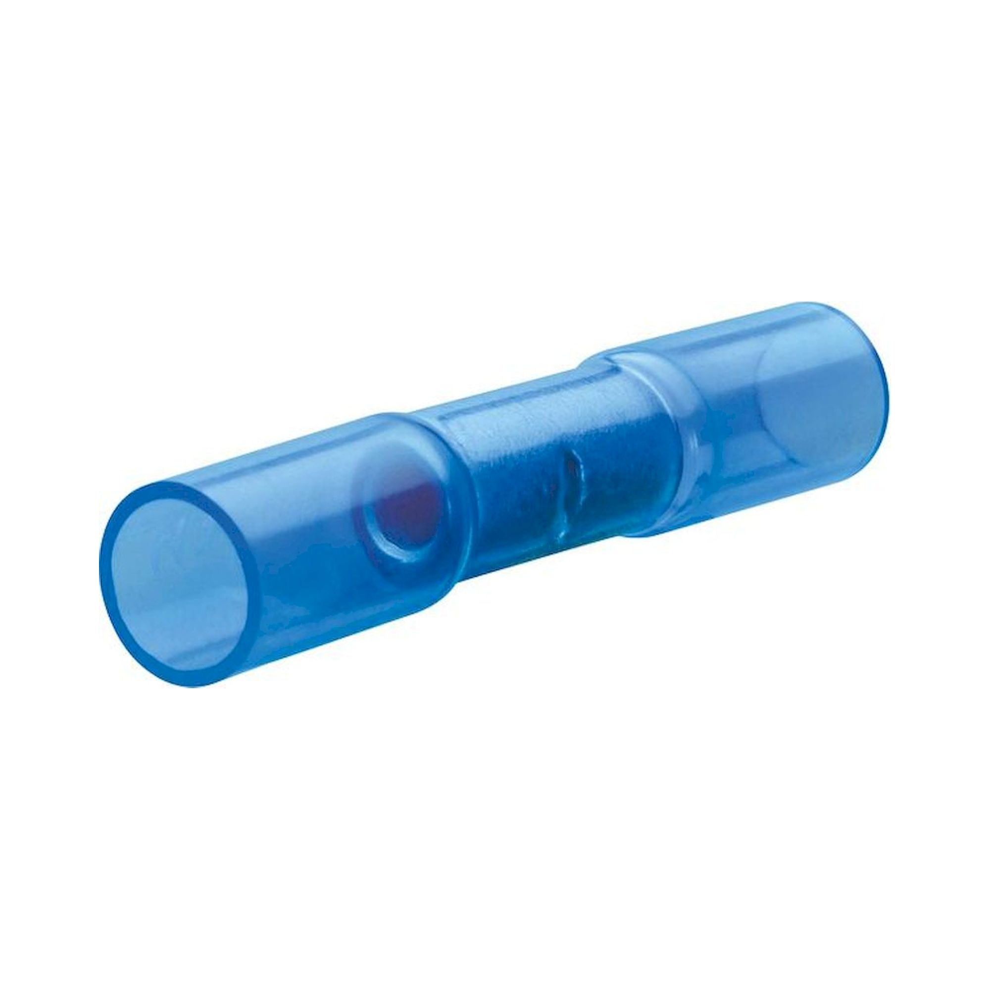 Knipex 97 99 251. Butt connector with shrink tubing insulation, blue, pure tinned, cable 1.5 - 2.5 mm2, 100 pieces