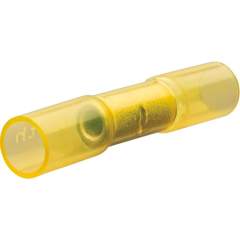 Knipex 97 99 252. Stoßverbinder mit Schrumpfschlauchisolation, gelb, reinverzinnt, Kabel 4 - 6 mm², 100 Stück