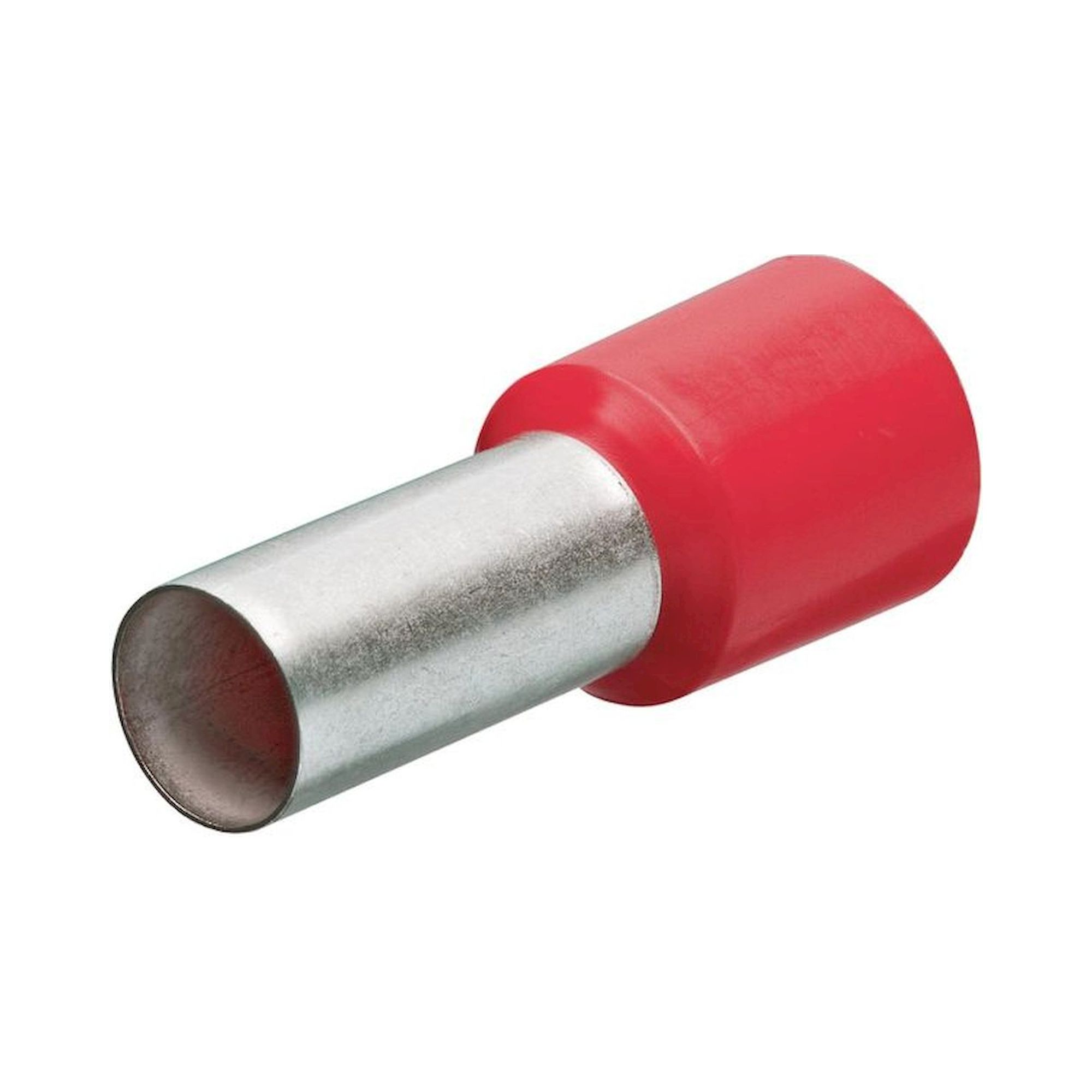 Knipex 97 99 332. wire  end sleeves with plastic collar, crimping area 8 mm, cable 1 mm2, red, 200 pieces