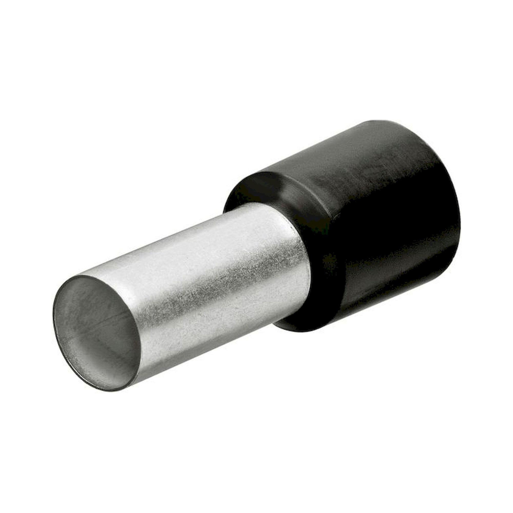 Knipex 97 99 333. wire  end sleeves with plastic collar, crimping area 8 mm, cable 1.5 mm2, black, 200 pieces