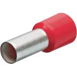 Knipex 97 99 337. wire  end sleeves with plastic collar, crimping area 12 mm, cable 10 mm2, red, 100 pieces